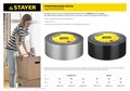 STAYER 48 мм, 25 м, черная, армированная лента, Professional (12086-50-25) 00031595