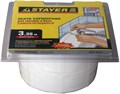 STAYER 3.35 м x 60 мм x 3.35 м, профиль L, белая, бордюрная лента для ванн и раковин, Professional (12341-30-30) 00031625