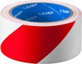ЗУБР 50 мм, 25 м, красно-белая, разметочная клейкая лента, Профессионал (12248-50-25) 00031659