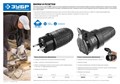 ЗУБР IP44, 16 A/220 В, обрезиненная вилка, Профессионал (55116-B) 00032438