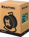 KRAFTOOL K-315, КГ, 3 x 1.5 мм2, 30 м, 3700 Вт, IP44, силовой удлинитель на стальной катушке (55085-30) 00032529
