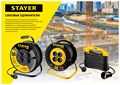 STAYER MF-207, ПВС, 2 x 0.75 мм2, 50 м, 2200 Вт, силовой удлинитель-шнур на рамке (55018-50) 00032593