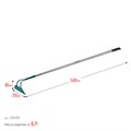 GRINDA PH-215 ALU, 215 х 65 х 1465 мм, трапециевидный профиль, углеродистая сталь, антикор. покрытие, алюминиевый черенок, мотыга, PROLine (39595) 000187065