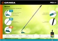 GRINDA PH-215 ALU, 215 х 65 х 1465 мм, трапециевидный профиль, углеродистая сталь, антикор. покрытие, алюминиевый черенок, мотыга, PROLine (39595) 000187065