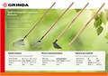 GRINDA GP-22R, 400 х 260 х 1500 мм, 22 круглых зубца, стальная рабочая часть, черенок из дерева высш. сорт, веерные грабли (39591) 000256436