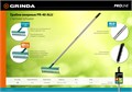 GRINDA PR-12T ALU, 380 х 95 х 1500 мм, 12 витых зубцов, углеродистая сталь, алюминиевый черенок, садовые грабли, PROLine (39585) 000279557