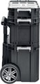 KETER SMART ROLLING, 564 х 373 х 700 мм, (22″), набор пластиковый ящик-тележка + ящик для инструментов + ящик органайзер (38390-22) 0002073123