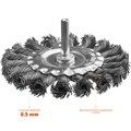 MIRAX 100 / 6 мм, жгутированная стальная проволока 0.5 мм, щетка дисковая для дрели (35146-100) 0002153276