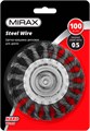 MIRAX 100 / 6 мм, жгутированная стальная проволока 0.5 мм, щетка дисковая для дрели (35146-100) 0002153276