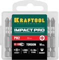 KRAFTOOL Impact PH2, 50 мм, 10 шт, ударные биты (26191-2-50-S10) 0002179227