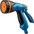 GRINDA B-8, 8 режимов, курок сзади, двухкомпонентный, поливочный пистолет, PROLine (429110) 0002182990