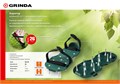 GRINDA GA-26, 26 стальных шипов, длина 50 мм, для газона, ножной аэратор (422111) 0002184013
