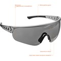 STAYER HERCULES открытые, серые защитные очки, открытые, оптический класс 1, Professional (2-110432) 0002188957
