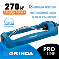 GRINDA RO-18, 18 форсунок, ударопрочный пластик, веерный распылитель, PROLine (429345) 0002206903