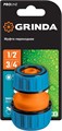 GRINDA TM-X, 1/2″ x 3/4, пластиковая с TPR, для шланга, ремонтная муфта, PROLine (8-426445) 0002278181
