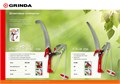GRINDA HX-350, 350 мм, лезвия закалены, антикор. покрытие, храповый механизм, пила хромированная, режущий крюк, штанговый сучкорез (8-424431) 0002279168