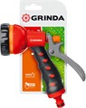 GRINDA T-7, 7 режимов, курок сзади, пластиковый с TPR, поливочный пистолет (8-427185) 0002420310