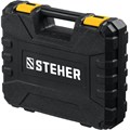 STEHER V1, 20 В, 45 Н·м, 1 АКБ (2 А·ч), бесщеточная дрель-шуруповерт, кейс (CDB-200-1) 0002454934