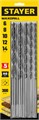 STAYER Maxdrill, 5 шт: 6-8-10-12-14 х 300 мм, набор сверл спиральных по дереву (2943-300-H5) 0003500864