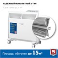 ЗУБР ПРО серия 1 кВт, электрический конвектор, Профессионал (КЭП-1000) 0005128743