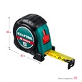 KRAFTOOL X-Drive, 5 м х 25 мм, рулетка (34122-05-25) 0005135353