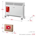 ЗУБР М серия 1.5 кВт, электрический конвектор (КЭМ-1500) 0005247459