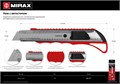 MIRAX 18 мм, нож с автостопом (09127) 0005637832