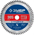 ЗУБР Стройрез, 305 х 30 мм, 60Т, пильный диск по строительной древесине, Профессионал (36931-305-30-60) 0006773474