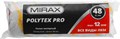 MIRAX POLYTEX PRO, 48 х 180 мм, бюгель 8 мм, ворс 12 мм, полиакрил/полиэстер, все виды ЛКМ, малярный ролик (02816-18) 0007098748