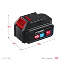 ЗУБР T7, 20 В, 4.0 А·ч, аккумуляторная батарея, Профессионал (ST7-20-4) 0007361156