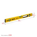 STAYER LEADER, 600 мм, усиленный профиль, уровень с поворотным глазком (3466-060) 0007917694