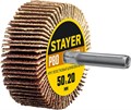 STAYER d 50 x 20 мм, P80, на шпильке d 6 мм, круг шлифовальный лепестковый (36607-080) 0008646296