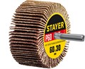 STAYER d 60 x 30 мм, P60, на шпильке d 6 мм, круг шлифовальный лепестковый (36608-060) 0008646301