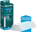 KRAFTOOL Cristal, 11 х 250 мм, 40 шт, кристально прозрачные, клеевые стержни (06846-40) 0008805033