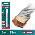KRAFTOOL Extreme, 5 х 85 мм, цилиндр. хвостовик, сверло по бетону (29166-085-05) 00010274188