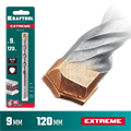 KRAFTOOL Extreme, 9 х 120 мм, трехгранный хвостовик, сверло по бетону (29166-120-09) 00010274192