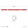 ЗУБР АТЛАНТ, 2000 мм, уровень с усиленным профилем (34585-200) 00010802701