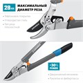 GRINDA C-520, длина 520 мм, лезвия из высокоуглеродистой стали, композитные рукоятки, плоскостной сучкорез, PROLine (424524) 00012016171
