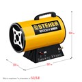 STEHER 18 кВт, газовая тепловая пушка (SG-25) 00012214299