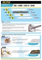 OLFA 9 мм, 10 шт, в пластиковом кейсе, сегментированные лезвия (OL-ASB-10) 00012598813