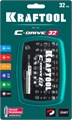 KRAFTOOL C-Drive 32, 32шт, набор многофункциональных бит (26067-H32) 00012787265