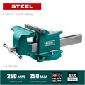 KRAFTOOL STEEL, 250 мм, стальные слесарные тиски (32701-250) 00012787564