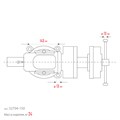 KRAFTOOL 3D-Steel, 150 мм, слесарные тиски (32704-150) 00012787573