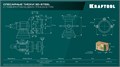 KRAFTOOL 3D-Steel, 150 мм, слесарные тиски (32704-150) 00012787573