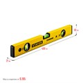 STAYER STANDARD, 400 мм, с линейкой, уровень (3460-040) 00012855796