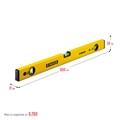 STAYER STANDARD, 600 мм, с линейкой, уровень (3460-060) 00012855798