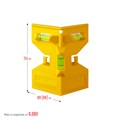 STAYER POST LEVEL, магнитный уровень-угольник (3456) 00012855959