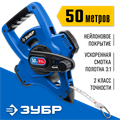ЗУБР 50 м, геодезическая стальная мерная лента, Профессионал (34170-50) 00013231346