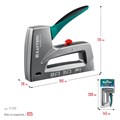 KRAFTOOL GRAND-53, тип 53 (A/10/JT21) 23GA (6 - 16 мм)/13/300, алюминиевый рессорный степлер (3193) 00013350414