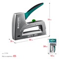 KRAFTOOL GRAND-140, тип 140 (G/11/57) 20GA (6 - 14 мм)/300 (16), алюминиевый рессорный степлер (3194) 00013350415